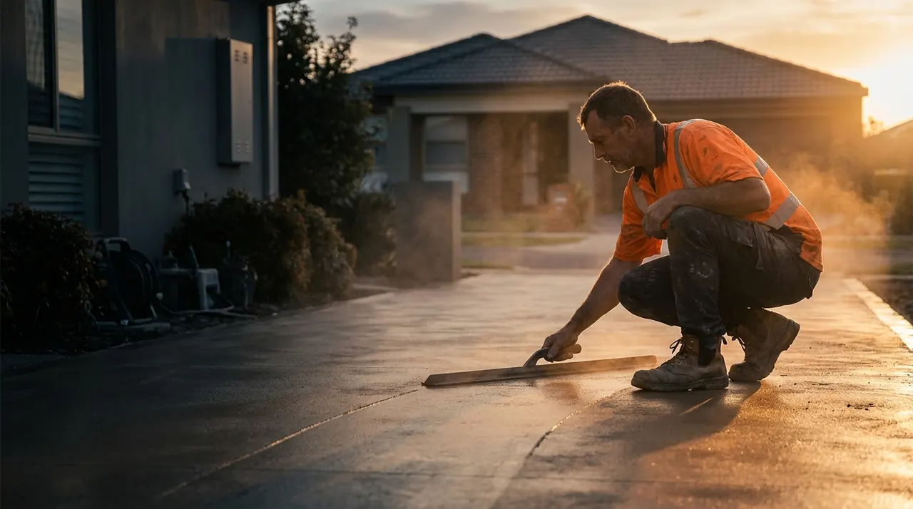 Example concreter website built by MP Launch